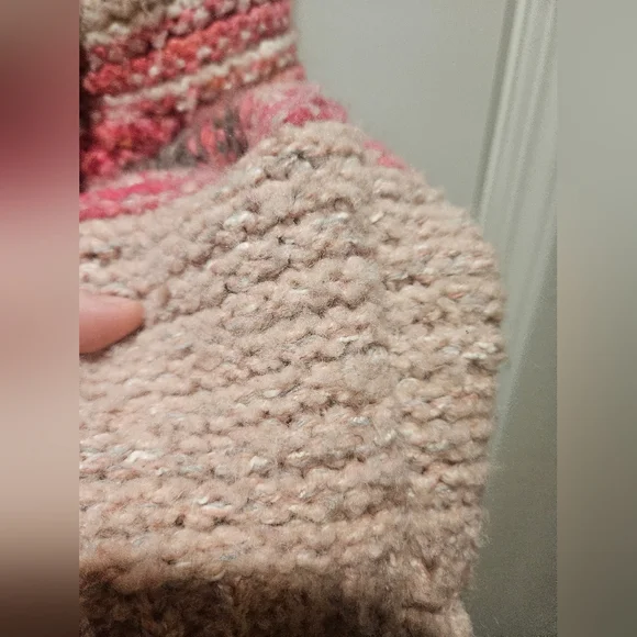 Pilcro Pink Striped Sweater - Picture 4 of 6